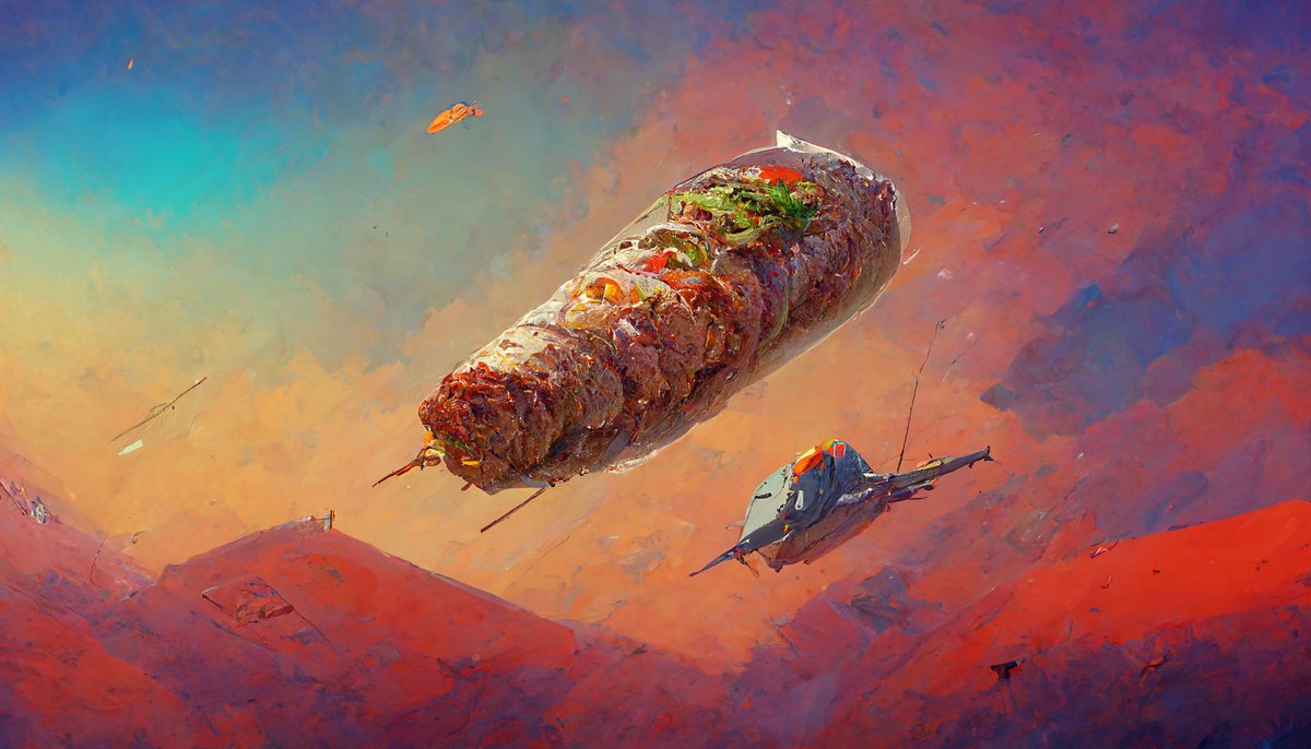 Lucker2LAR's tweet photo. @CitronVert79 et moi on a un peu abuser de midjourney, donc voici (avec grande fierté) la Kebab expo

Hésitez pas à rajouter les vôtres https://t.co/41HM2vyp8j