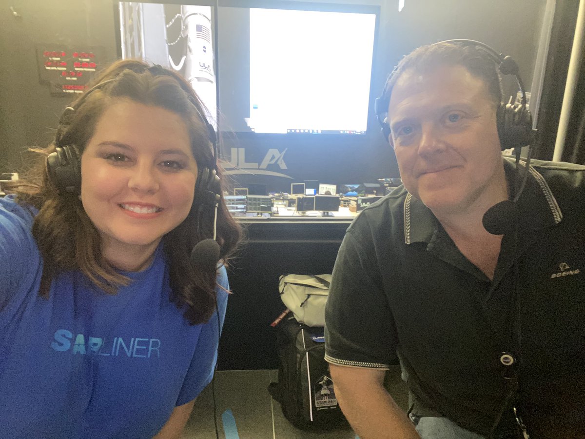 LaurenSeabrook_'s tweet photo. Getting some practice in on console at @ulalaunch with @dillonjrice for #Starliner’s upcoming CFT! #GoStarliner #GoAtlasV #GoSuniAndButch https://t.co/RHfBipt9cE
