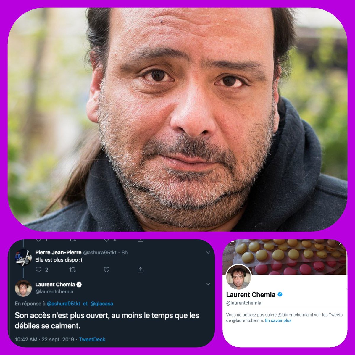 elisahk92's tweet photo. @Goldenretour Bloquée depuis 2019
Comme vous je n'avais jamais eu de contact et je ne connaissais pas cet individu #Chemla https://t.co/nNtCSY0vIV