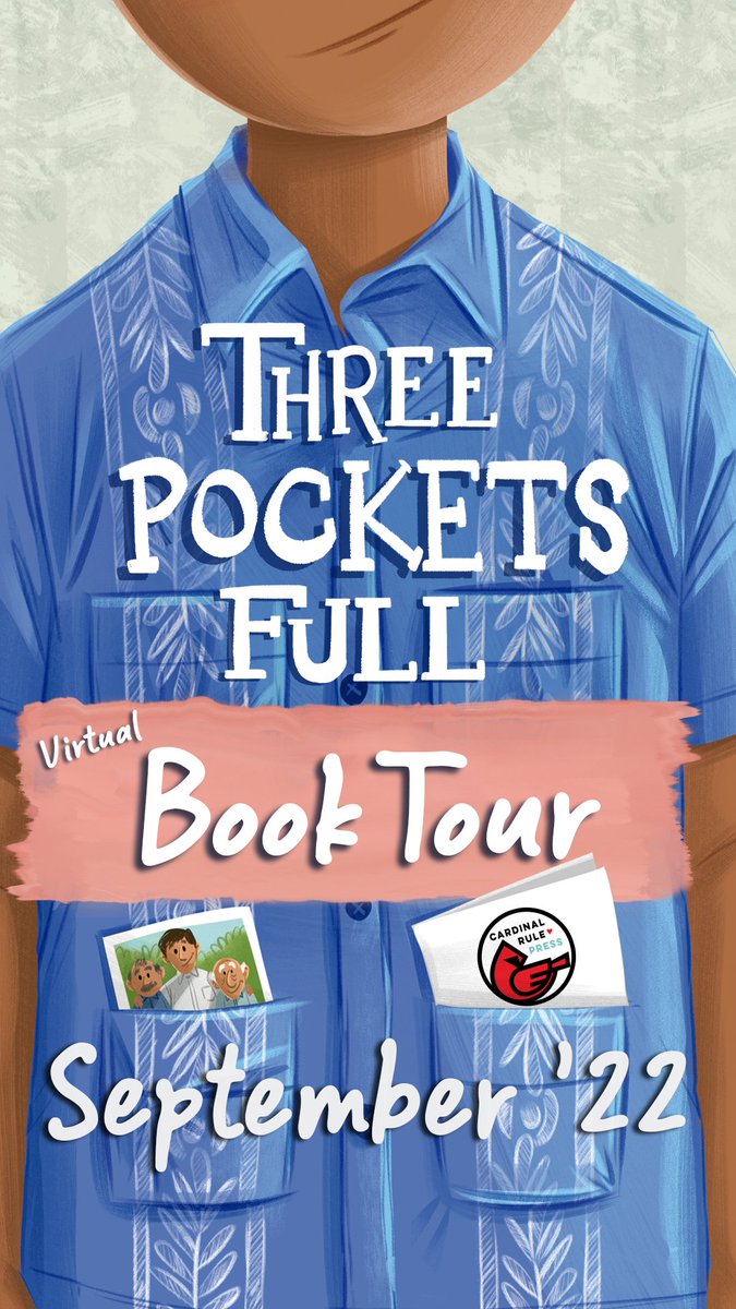 CardinalRulePrs's tweet image. It's our Virtual Book Tour! Head over to IG and check out @bilingualspeechie, today's reviewer. Hear what they have to say about our new book, Three Pockets Full by author @RodriguezCindyL (illustrated by Begoña Fernández Corbalán). #ThreePocketsFull #family #culture #kidlit