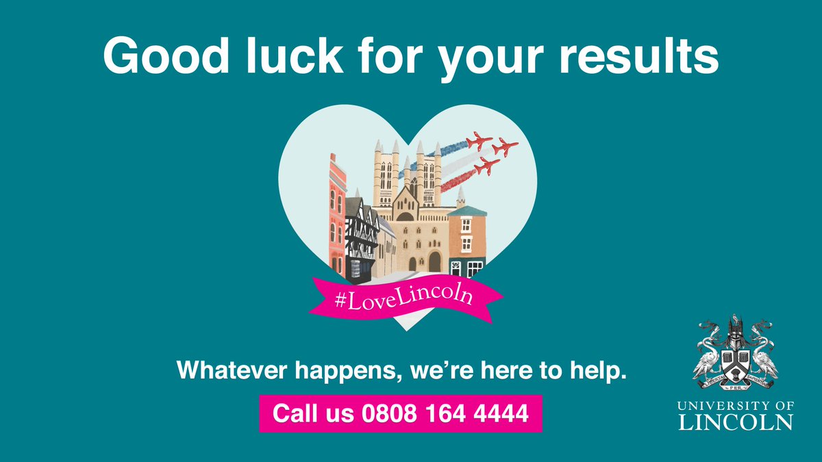 unilincoln's tweet photo. We wish you the best of luck for results day tomorrow! 💙  #Clearing  #Clearing2022  #Resultsday https://t.co/9PSQTskIdH
