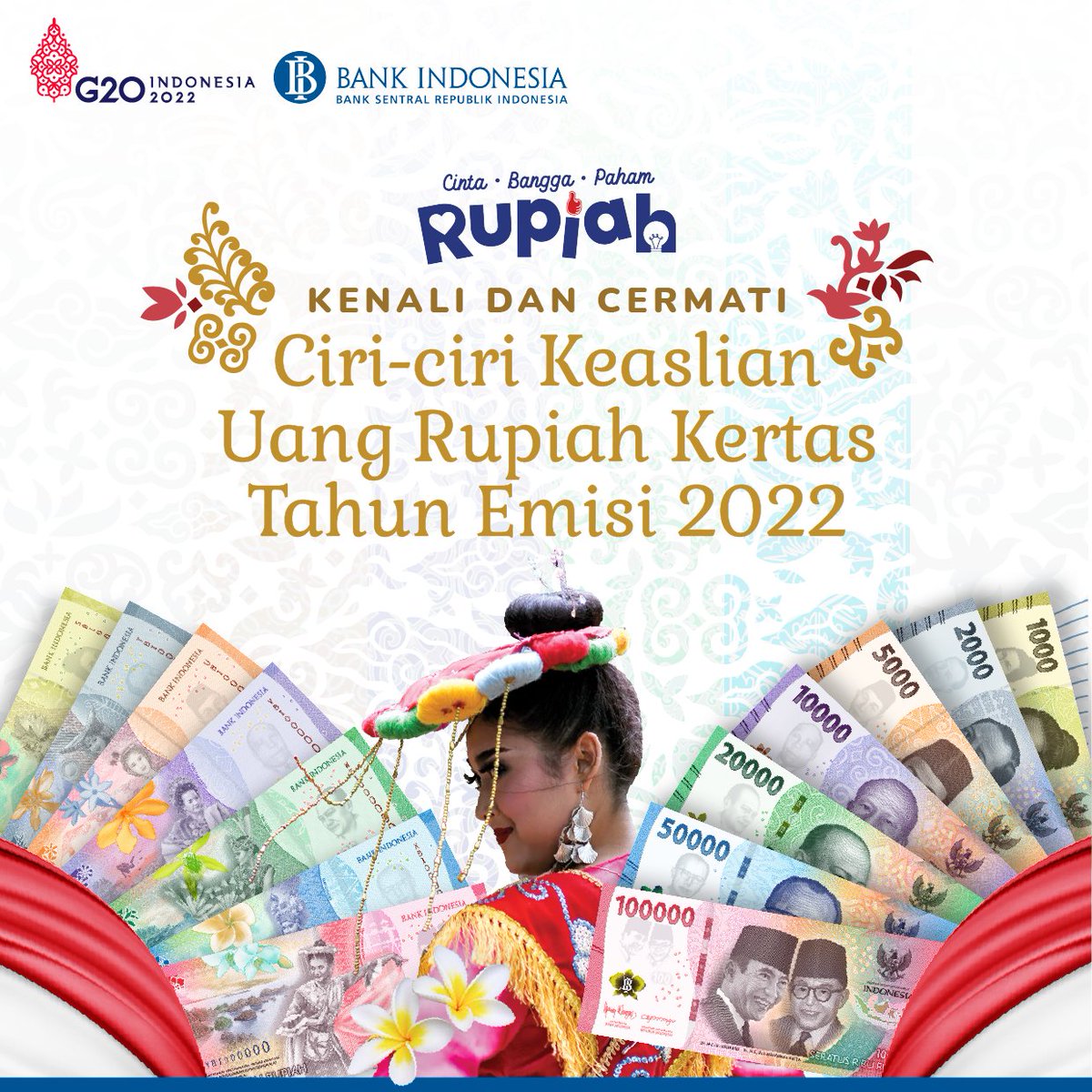 bank_indonesia's tweet photo. #SobatRupiah, kini umur Indonesia resmi sudah menginjak 77 tahun. https://t.co/BUxrP5Okwr