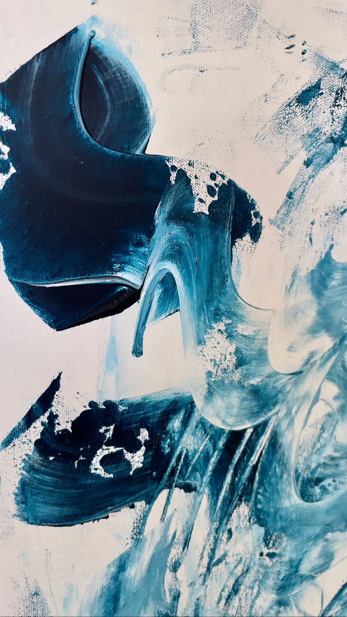 Maryamabstract's tweet photo. “Ocean” details @PlogixGallery #artcollector https://t.co/TMXgqqKETm