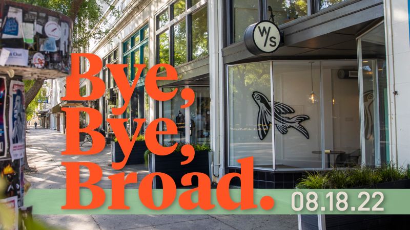 Starting tomorrow, W/S will cease operations on Broad Street. Shockingly, it was a very easy decision.

Find out why we're leaving at bit.ly/3QP7OSZ