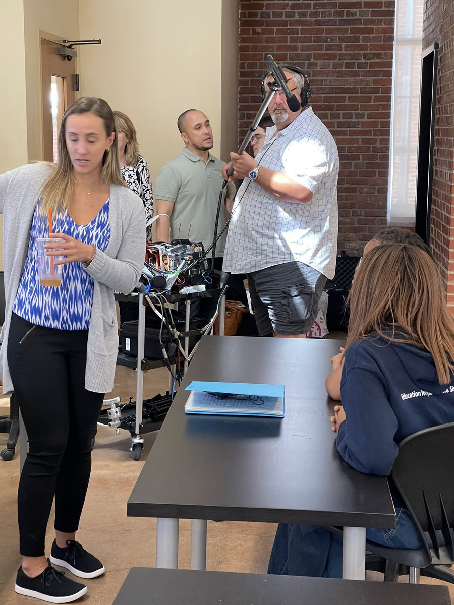 Filming in the Hyflex Classrooms  <a href="/BennettCollege/">Bennett College</a> What great spaces that brings a whole new level of engagement. @ACUE_HQ <a href="/JCandioSekel12/">Julie Candio Sekel</a>