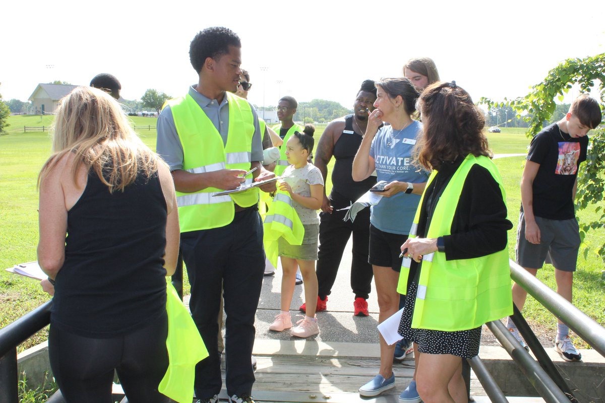 HarrisonFamilyY's tweet photo. It's a Walk Audit Wednesday for us at the Y today! Our Healthy Living Leaders teamed up with Y members &amp; City Representatives to conduct a walk audit from the Y to the Rocky Mount Sports Complex. Our goal is to improve safe, pedestrian-friendly areas in our community. https://t.co/FnZLdlCsGe