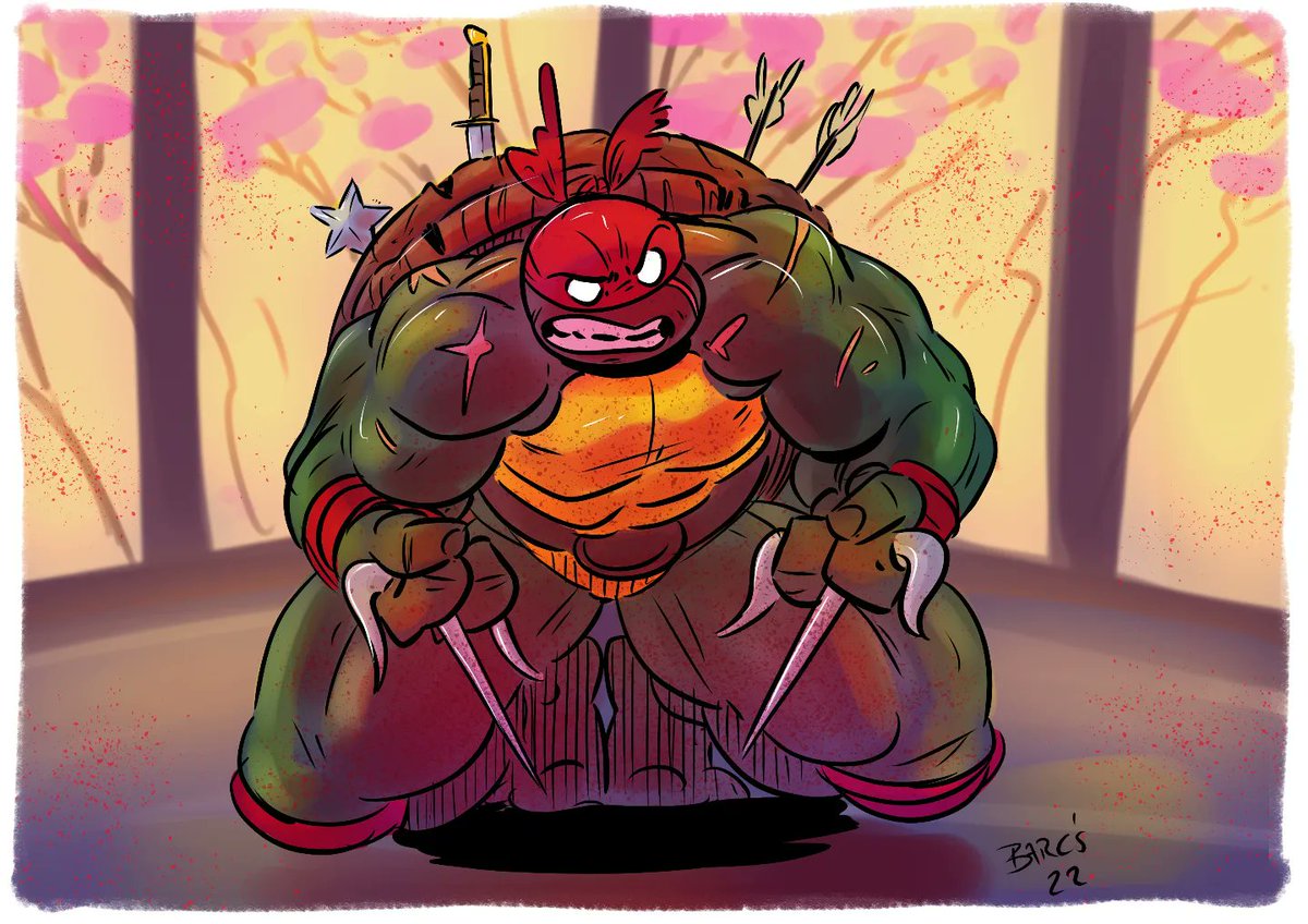 Some #raph from my recent #TMNT run for the #weeklysketchgroup over on #penciljack he's down but still in the fight! #TeenageMutantNinjaTurtles #fanart #Raphael