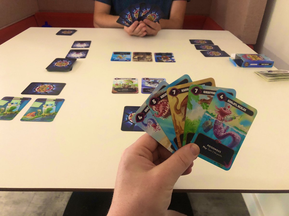 KeeleMeeple's tweet photo. If you can’t make it to Keele Meeples in the evenings, we also put on keele meeple lunch hours for a quick game with your lunch. Recently we have played Coloretto, Mindbug, Nana and for sale. More info in the teams group. https://t.co/YWxRgMjgeR