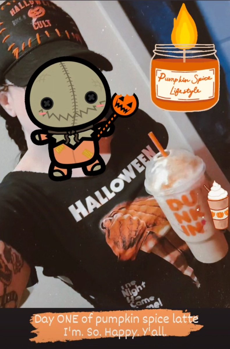 RorschachBabe's tweet photo. @dunkindonuts 
#psl #dunkindonuts #pumpkinspice 
#pumpkinspicelatte #Halloween https://t.co/CesFlbYKzu