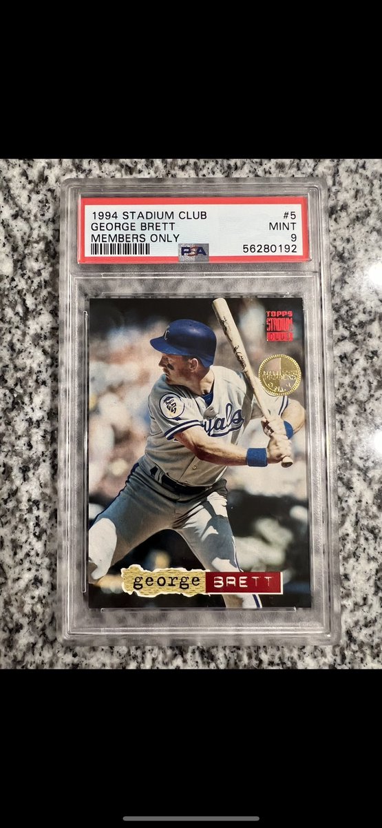 Jpalm1979's tweet photo. George Brett 30.00 https://t.co/naDIRoMQDm