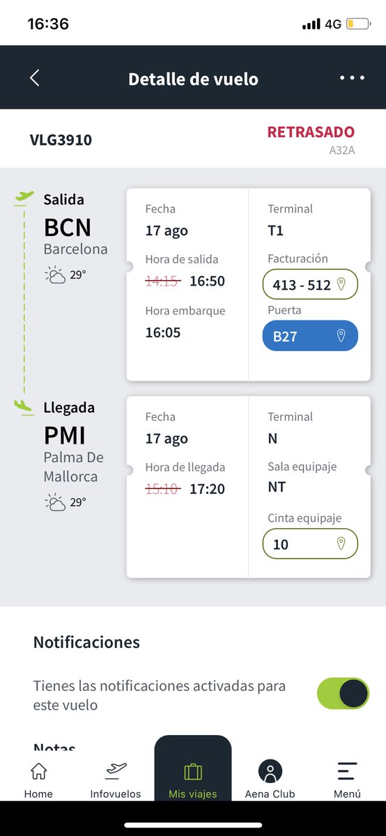 Contabiliza_es's tweet photo. @vueling Y por qué tanta poca información de persona a persona en la puerta B27 #aeropuerto de #Barcelona e información diferente en web y app, la gente está rabiosa 3h 26min desde que el@avión debería haber salido … #reclamación
@aena https://t.co/vtYoj5Cypg