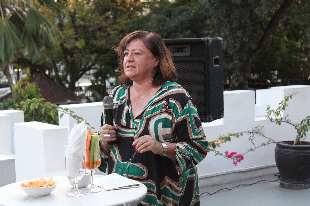 FESTanzania's tweet photo. "There is no development without equal rights for women," says @BaerbelKofler as she speaks to the participants of the Regional Feminist Conference prepared in collaboration with @IndustriALL_GU, #FESTUCC and @FESTanzania https://t.co/70hk2dwwxx