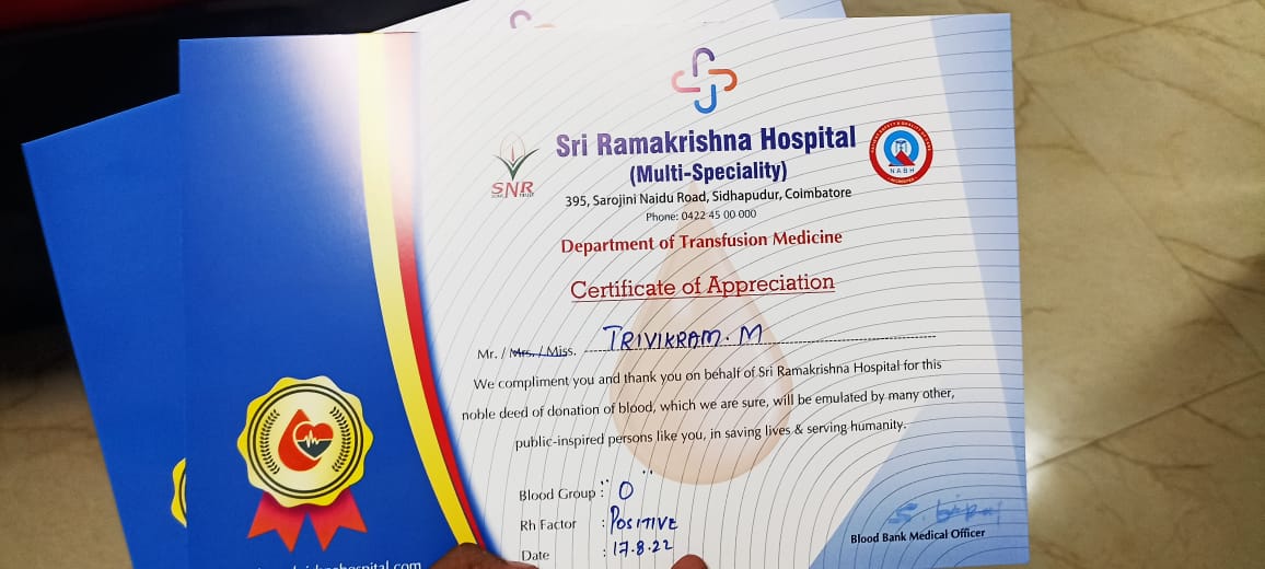 nsskpriet's tweet photo. The volunteers of team NSS of KPR Institute of Engineering and Technology donated O +ve blood at Ramakrishna Hospital, Coimbatore.
#kprietprincipal 
NSS India  NSS Chennai  kpriet learn beyond
#nss #nssindia #blooddonation #kpriet https://t.co/BicjR3sYO1