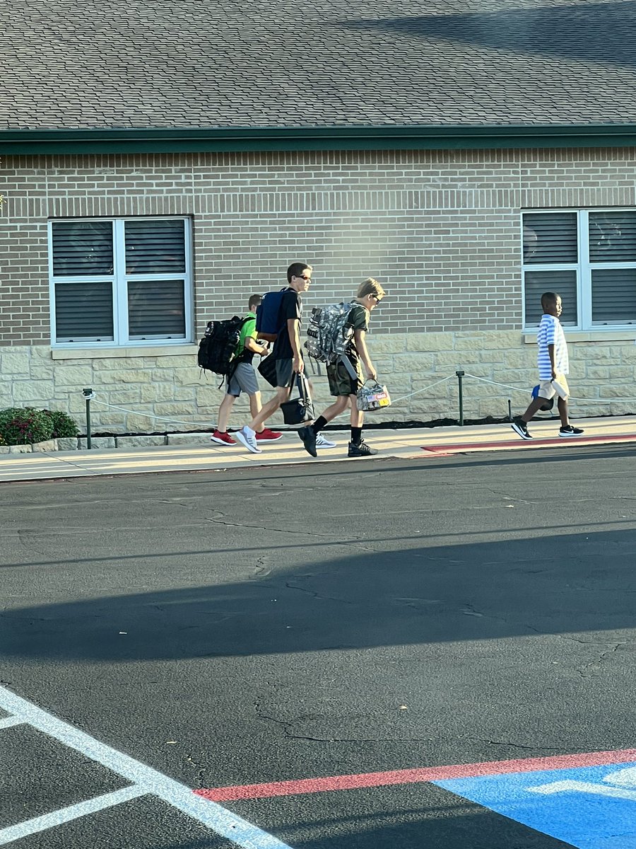 Big year ahead for these middle schoolers and they are excited! 

First time not walking my boys into school. Makes me realize how quickly time flies and how thankful I am for the time I get. 

Hope everyone has a great school year! #BackToSchool #grateful #thankful #blessed