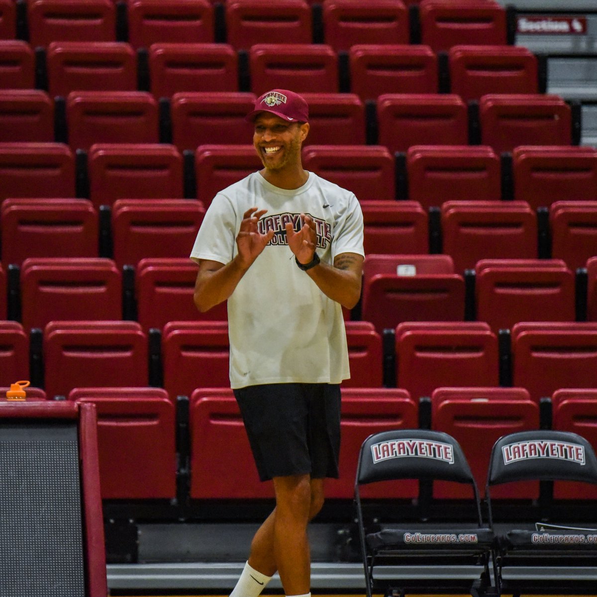 All Smiles 😁 because volleyball is back!

🏐 <a href="/LafColVBall/">Lafayette Volleyball</a>