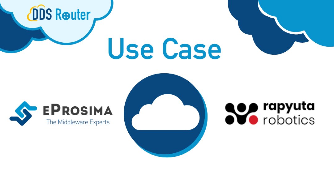 EProsima's tweet image. 🤝 eProsima &amp;amp; @RapyutaRobotics bring you the Cloud Solution for DDS!
The result of this collaboration is #DDSRouter,  the solution that enables communication of distributed #DDS networks in the Cloud and Edge
All about the collaboration here buff.ly/3SX9xHN
#ROS2 #OMGTech