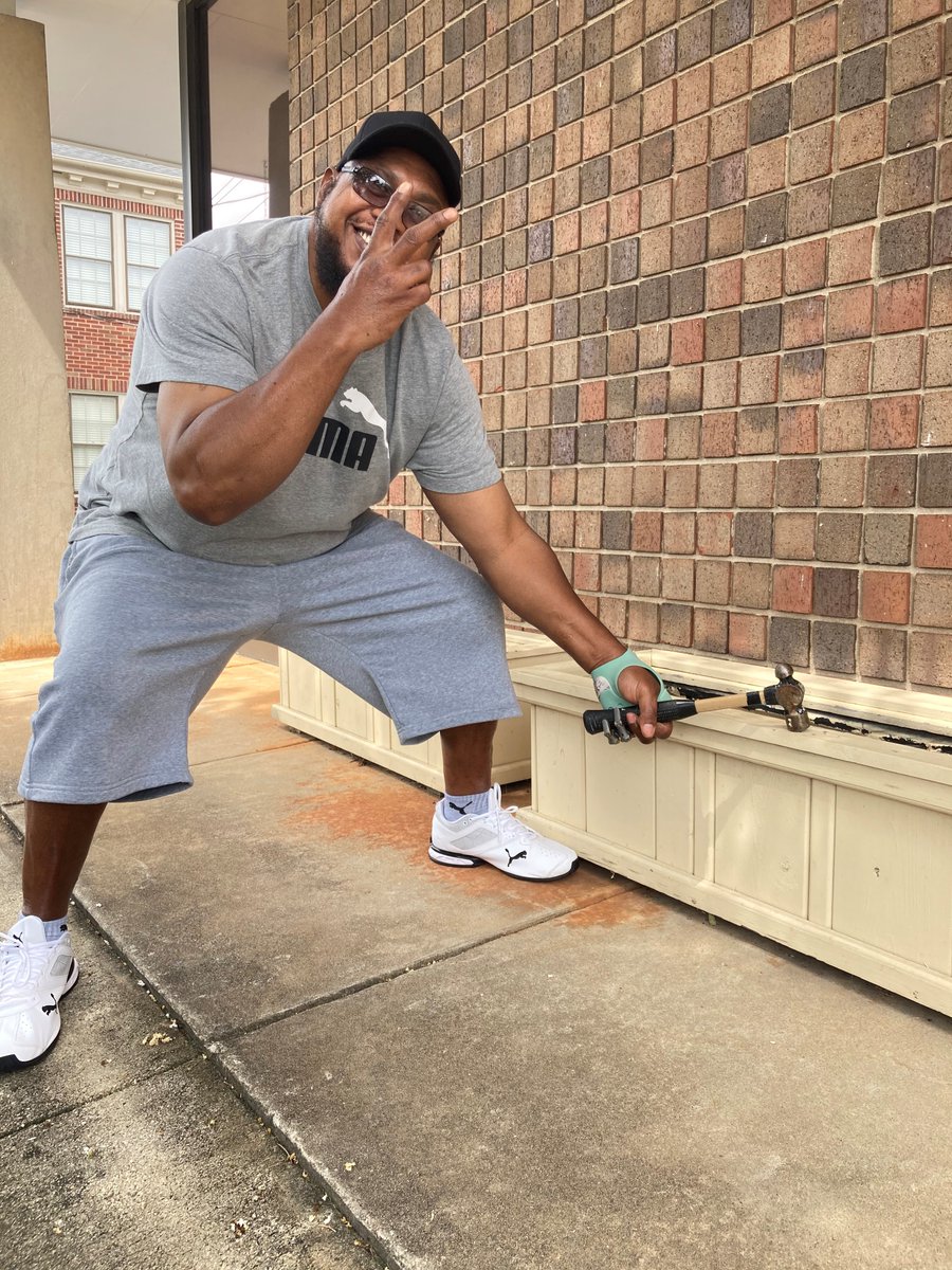 HangerNews's tweet photo. John is loving his new @PointDesignsLLC finger prosthesis with a custom silicone socket fit by his clinician Brittney Curcio Barrientos at the #HangerClinic in Anderson, SC! 😎🦾 #LiveEmpowered https://t.co/K3krGCEmKn