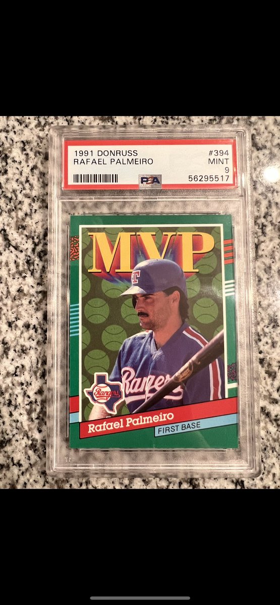 Jpalm1979's tweet photo. Rafael palmeiro 25.00 https://t.co/n552dpREDY