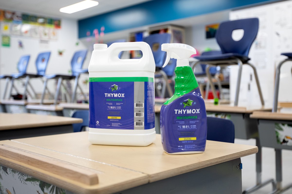💡Disinfecting high-risk areas in 📚schools and daycares should be included in your daily maintenance routine. 🌿𝗧𝗵𝘆𝗺𝗼𝘅 𝗠𝘂𝗹𝘁𝗶𝗦𝘂𝗿𝗳𝗮𝗰𝗲 brings you all the power required without toxic effects.
thymox.com/news/effective…
#BackToSchool #thymox #cleaner
