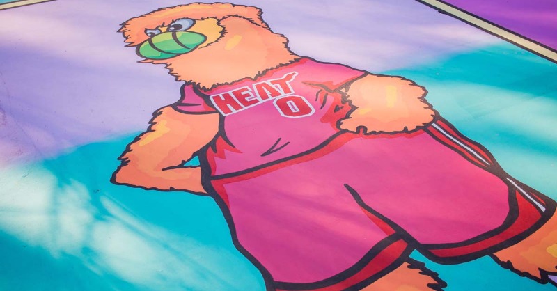 MiamiHEAT's tweet photo. We're headed back to Mexico City! December 17 we'll be facing the Spurs in a regular season matchup inside Arena CDMX.

Burnie has already graced 🇲🇽 with his presence, see the special @NBAMEX project he was involved in earlier this year