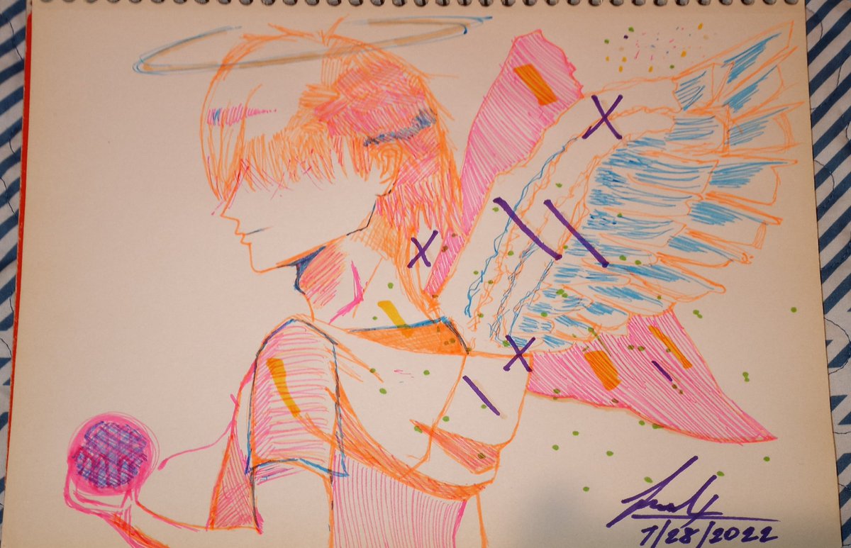 I drew this after months of not drawing anything. So cool!!! 💕