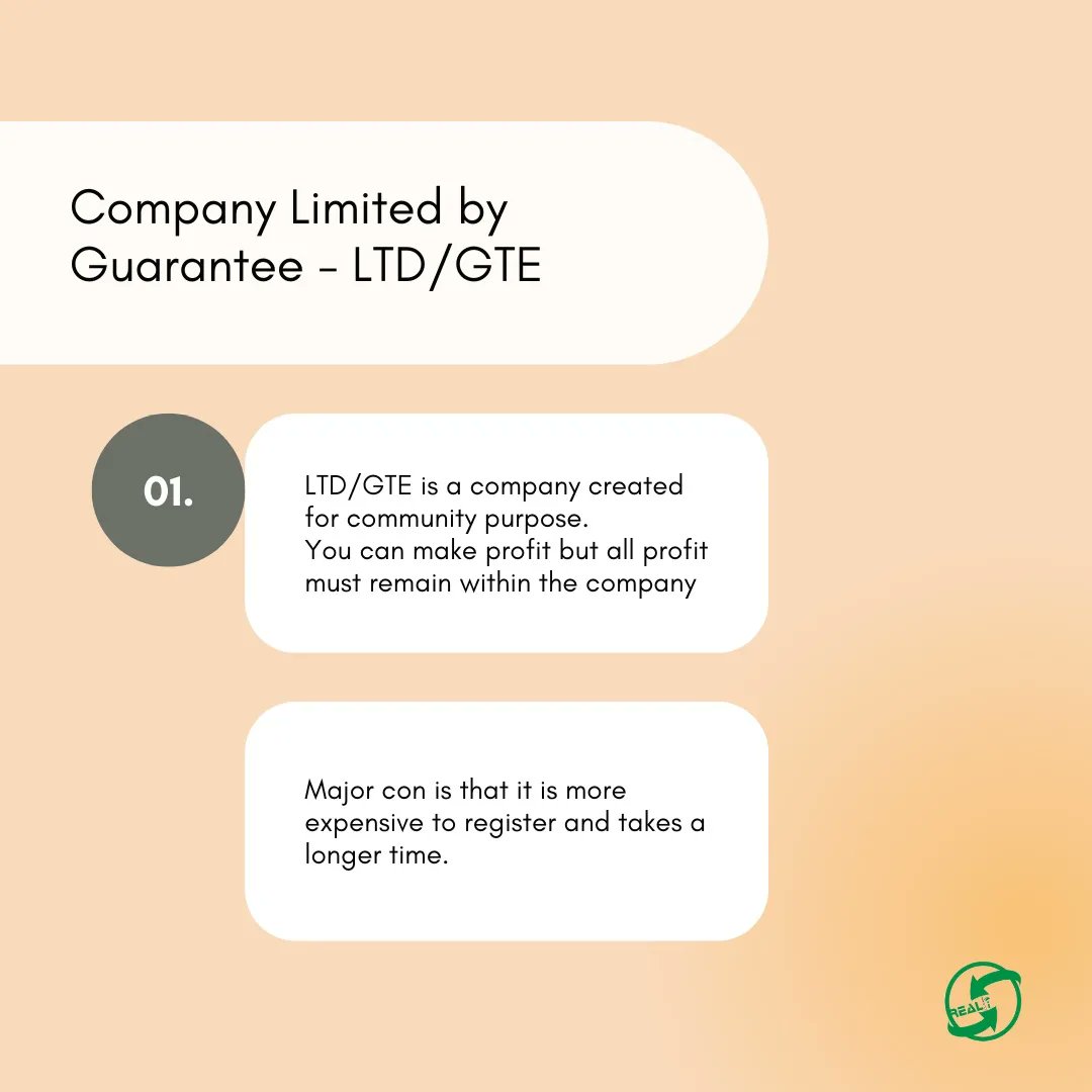 Ridl4Good's tweet photo. Ever wondered what's the best way to register your profit making social enterprise? 
Well there is no 1 size fits all, it all depends on your preference and what's most important to you. 

I tried breaking it down the best I could https://t.co/vxEYi2Ok9L