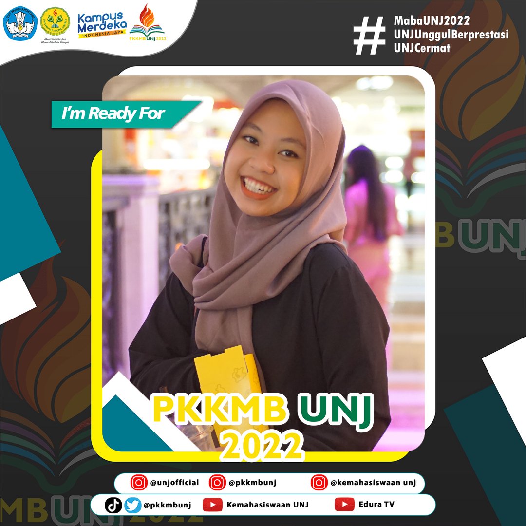 dinamrdaa_'s tweet photo. [ Hallo sobat UNJ 🙌 ]
Perkenalkan saya Dina Mirda dari Prodi Ilmu Komunikasi Fakultas Ilmu Sosial siap dan bangga mengikuti seluruh rangkaian PKKMB UNJ 2022! Future of UNJ✨️
@UNJ_Official 
@pkkmbunj
#MabaUNJ2022#UNJUnggulBerprestasi#MencerdaskandanMemartabatkanBangsa#BYUDIUNJ https://t.co/EZOez4jUEr