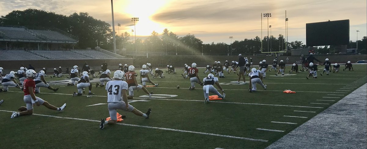 As preparation continues for @UNH_Football's opener against @CAAFootball newcomer Monmouth on Thursday night, Sept. 1 in Wildcat Stadium - now just 15 days away - the 'Cats did a little scrimmaging last night. unhwildcats.com/sports/2020/6/… @UNHCatClub