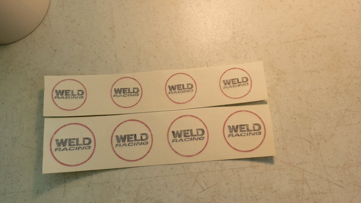 mracingdecals's tweet photo. Calcomanias para centro de aros Weld de Nelson Javier.  #Decals #stickers #calcomanias #weldracing https://t.co/881tm1Il9v