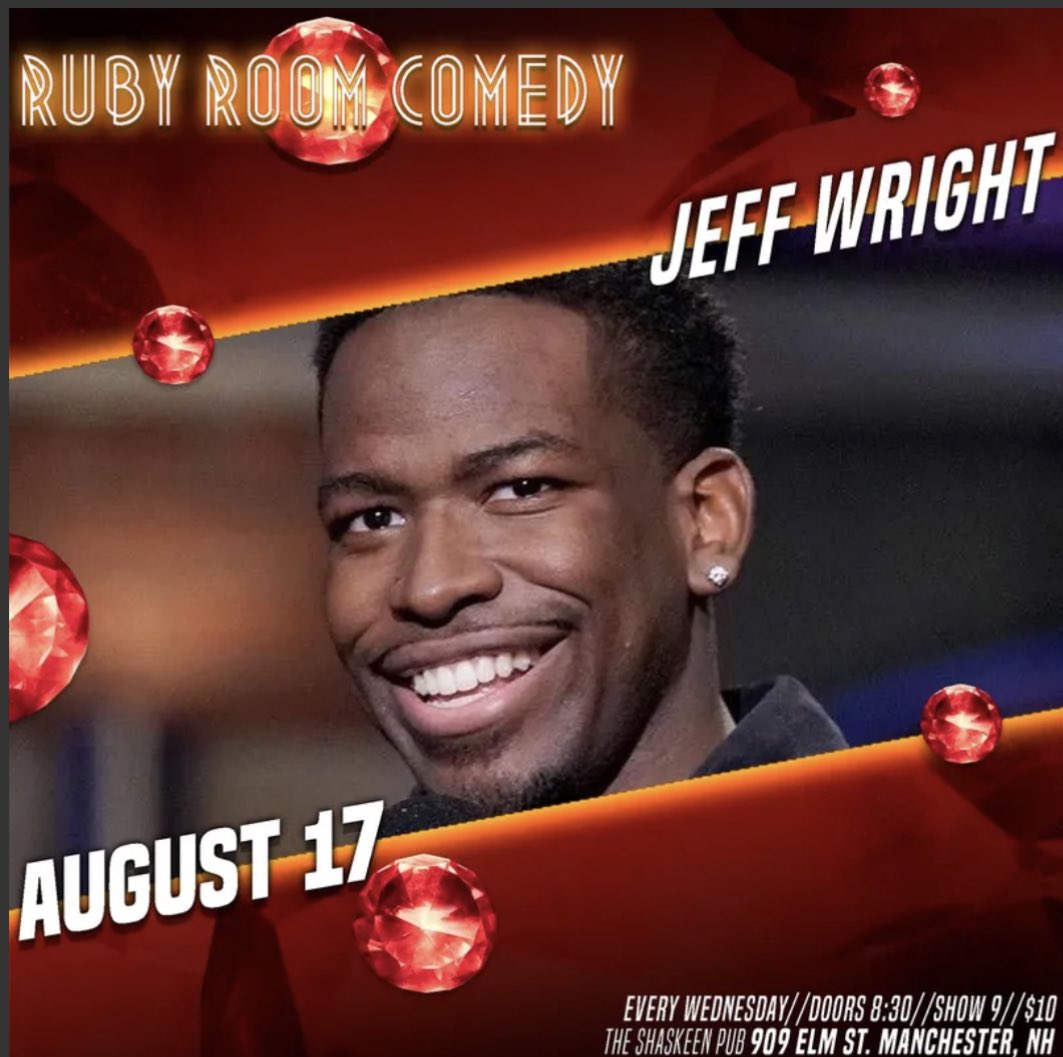 RubyRoomComedy (@rubyroomcomedy) on Twitter photo ♦️TONIGHT’s headliner is the very funny <a href="/JeffRightNoww/">Jeff Wright</a> !!! ♦️
Doors open 830p - show starts at 9p
$10 - cash or card
See you tonight! ♦️TONIGHT’s headliner is the very funny <a href="/JeffRightNoww/">Jeff Wright</a> !!! ♦️
Doors open 830p - show starts at 9p
$10 - cash or card
See you tonight!