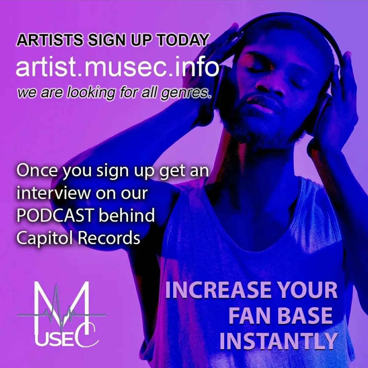 MuseCapp's tweet photo. Good Morning! Are you A new Musician searching for a way to get new fans? We want to help you!     Go 👉 https://t.co/9gX4m5PfGi and sign up today! #musicislife #musicnfts @Lyricallyspkapp #support #follow https://t.co/rPqugsUn5E