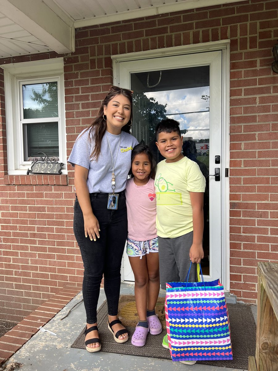 Finally, we surprised one of our own Chalkley families with snacks, toys, and household supplies! 😊 #ChalkleyCares