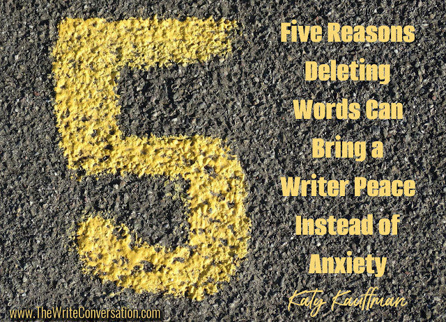Five Reasons Deleting Words Can Bring a Writer Peace Instead of Anxiety, insight from <a href="/KatyKauffman28/">Katy Kauffman</a> on <a href="/EdieMelson/">Edie Melson</a> ow.ly/4YjW50KfsaK #writing #writingtips