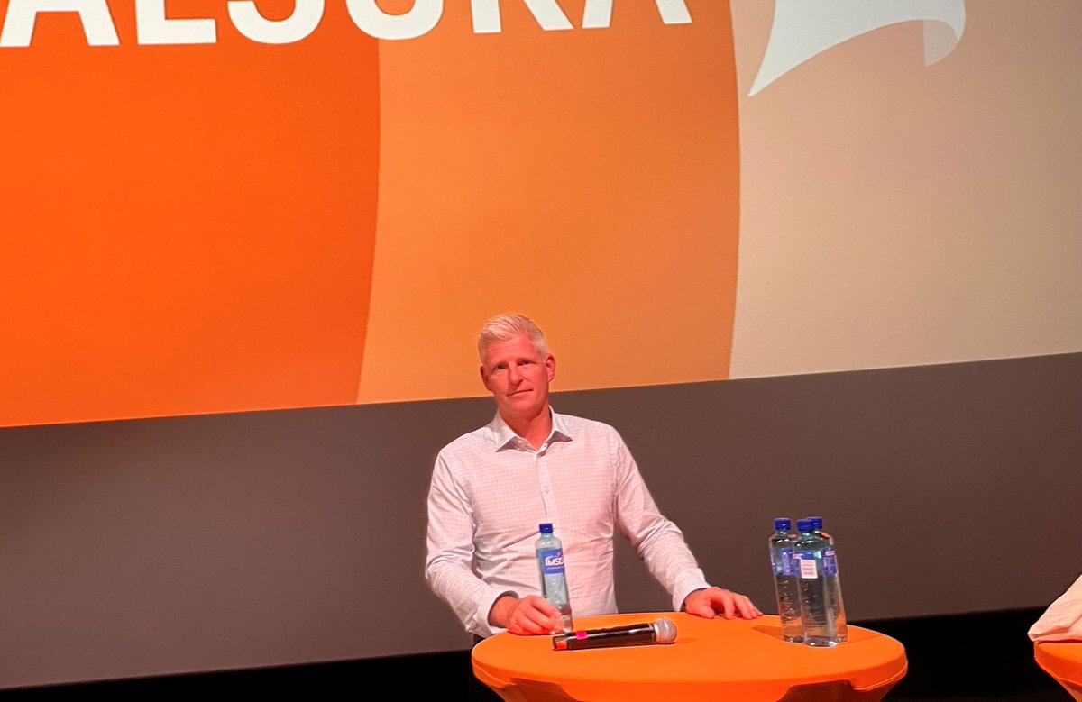 Batteries are a key component to secure stable cost effective electricity supply. We at <a href="/Siemens/">Siemens</a> are proud to be an important tech partner of <a href="/morrowbatteries/">MORROWBATTERIES</a> on their journey for #BetterBatteries says @frankbraathen #arendalsuka2022