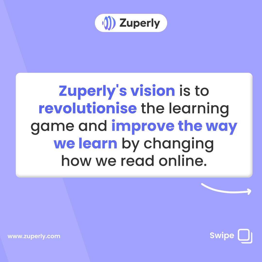 ZuperlyHQ's tweet photo. This is how we're reinventing learning and improving retention forever.

#zuperly #learning #optimization #new https://t.co/zdrmVwNJe6