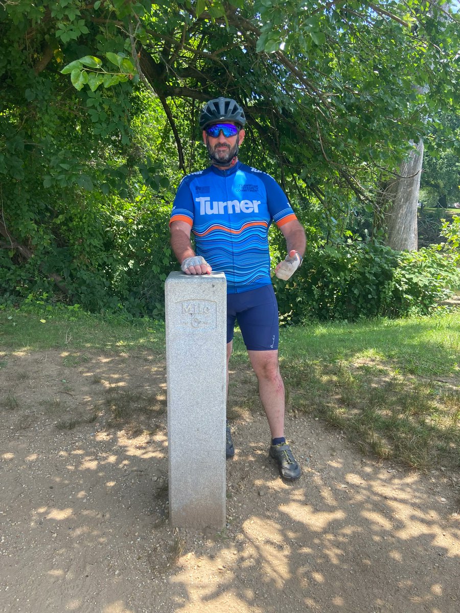 TurnerMidAtl's tweet photo. Our very own, Kevin McDermott Project Safety Manager, completed The Great Bicycle Tour (TGBT). The 4-day tour is along the 184.5-mile Chesapeake and Ohio (C&O) Canal from Cumberland, Maryland to Georgetown in Washington, D.C. Way to go Kevin! #TurnerDifference #TurnerProud https://t.co/V0ymY4ZUNT