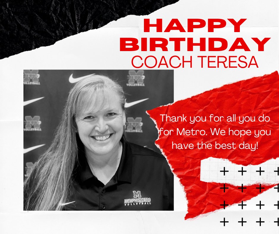 Happy Birthday, Coach Teresa! 🎂We hope you have the best day. Metro is so lucky to have you! #metrobirthdays #metrocoachesarethebest #happybirthday #metrostrong