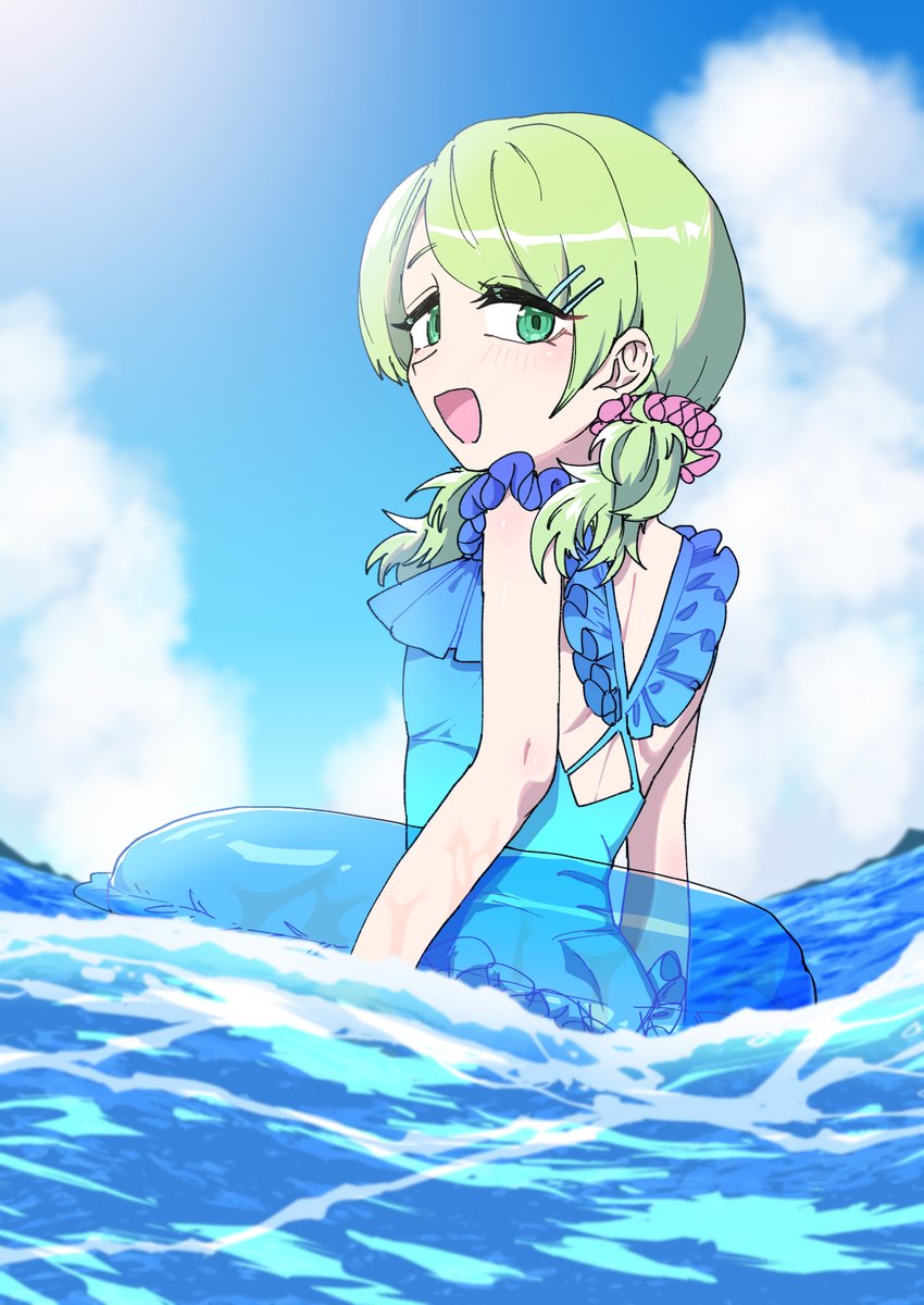 「まだまだ夏! #森中びじゅつかん 」|痛恨:本文16のイラスト