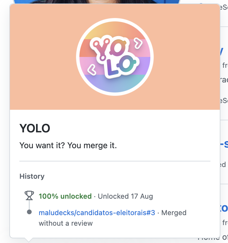 maludecks's tweet photo. Why is Github shaming me like that ☠️ https://t.co/fWM28bcliQ