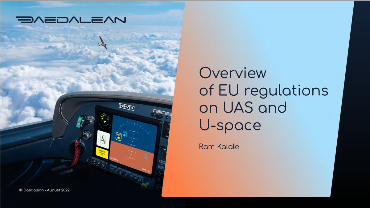Check out our overview of the complicated regulatory landscape concerning European autonomous flight –  the future space for UAS and VTOL-capable aircraft.
daedalean.ai/tpost/820yyyc8…

#aerospace #eVTOL #UAM #UrbanAirMobility #drones