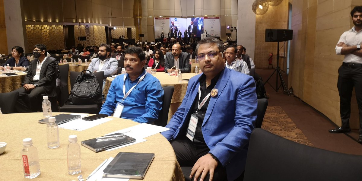 SamratShreeMah1's tweet photo. CFO Engage @Hyderabad on 17th August ๐. Covered relevant topics-Digital Transformation, Working Culture etc. ๐๐ #kulhadrani #lovekulhadrani #cfoengage #cfoengagehyderabad #Digital #DigitalIndia #digitalartwork #working #work #workplace https://t.co/2X5bQ1zOKg