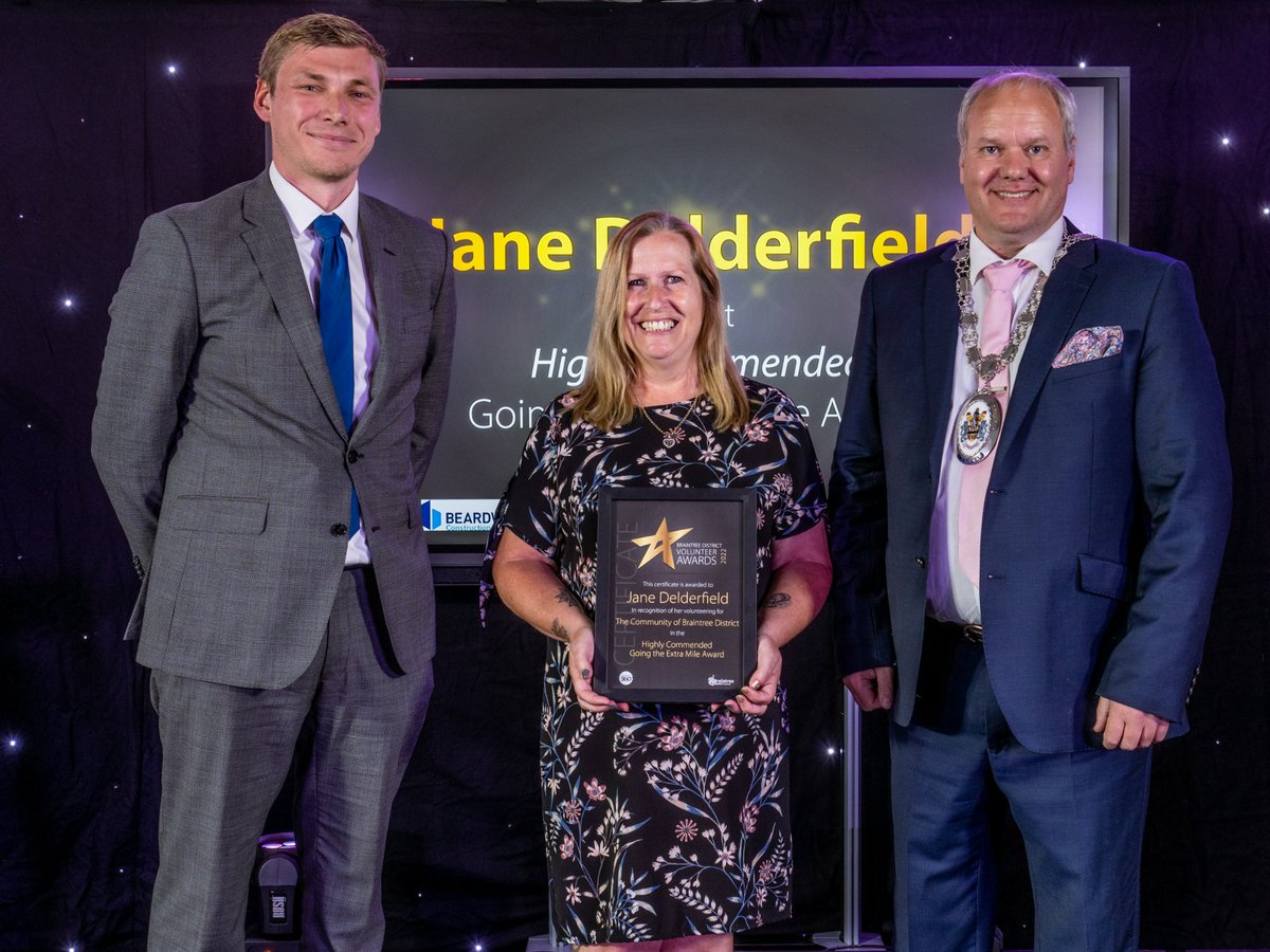 On the 11th August, our Associate Director James Beardwell and Business Development Manager Charlie Rodwell were pleased to attend and present the Braintree District Council Volunteer Awards, for Going The Extra Mile and Covid Response. Congratulations to the Winners &amp; Nominees.