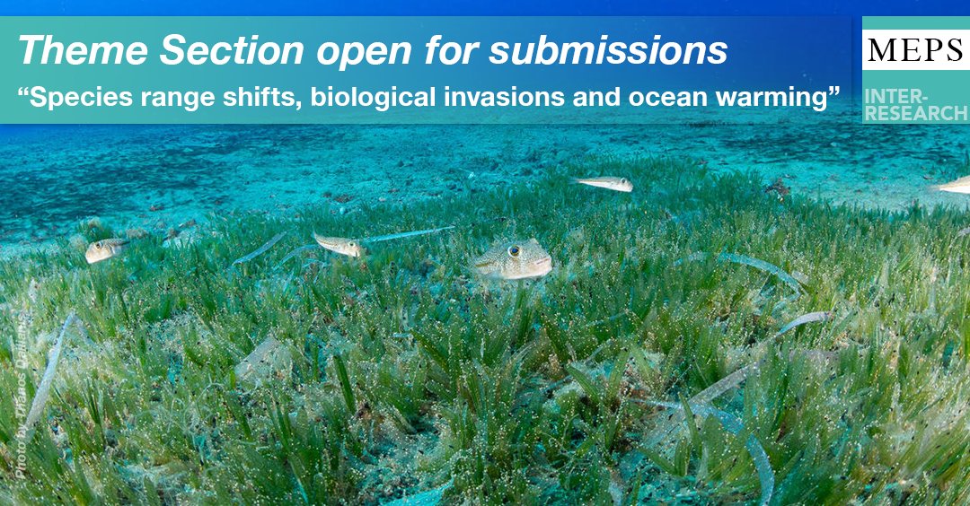 MEPS_IR's tweet photo. Don't miss your chance to be part of the SHIFT Theme Section in MEPS (https://t.co/YSpJOVtoV9)! Submit your work on marine #SpeciesRangeShifts, #BiologicalInvasions and #ClimateChange by 30 Nov. Save 20% on Open Access and have your work specially promoted! https://t.co/fnAZX7QrgE