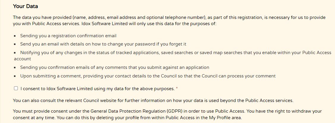 SecAbsurdity's tweet photo. Are we still doing #GDPRRubbish ? Worry about Council thinking they need my consent to send me an email resetting my password https://t.co/xEuFBDCfHH