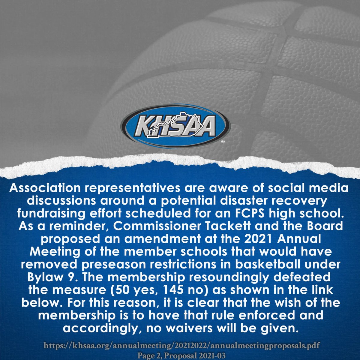KHSAA's tweet photo. https://t.co/4cXMXawZOw