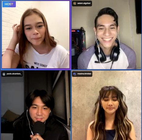 PaoBlueCarrots's tweet photo. Paolo is having fun with Tiff, Eslam and Max on their Kumusical Night!💙😣

Arat na at makipagkantahan at kulitan sa kanila!
📎https://t.co/k9DuhEpQaR

#PaoloAlcantara | Paolo Alcantara https://t.co/lpaVUuWKAo