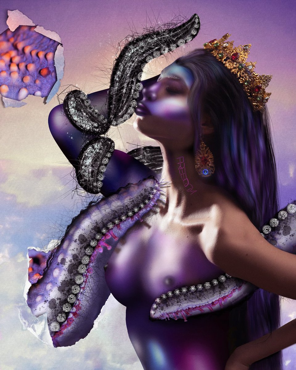 A digital illustrator and a collage artist would love to have you as a collector of their collab. 🥰

Yes, I'm talking about <a href="/Amydoodles_/">Amydoodles.eth 🐙🐛</a> and me 😇

6 editions available, 0.04 $eth 🫰🏼
Link below ⤵️