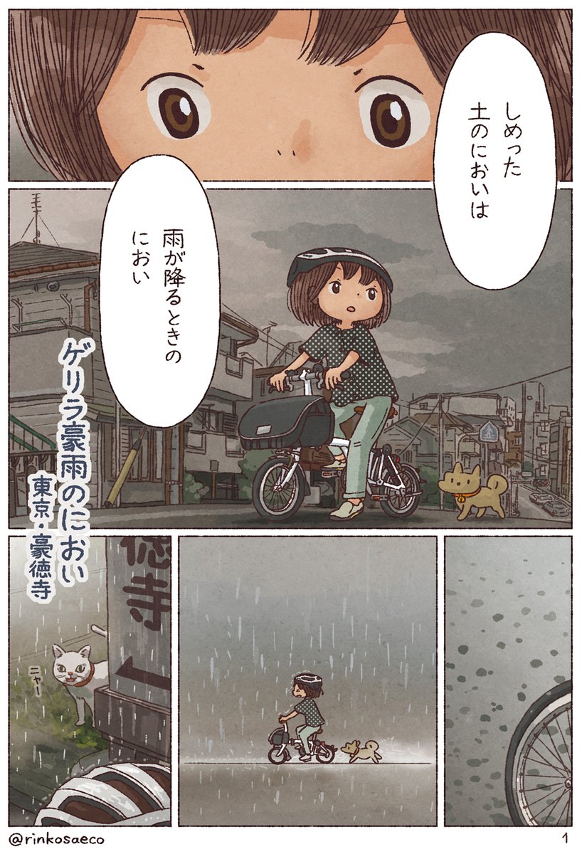 ゲリラ豪雨のにおい 