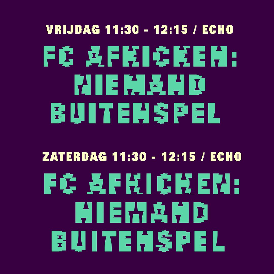 FC Afkicken tweet media