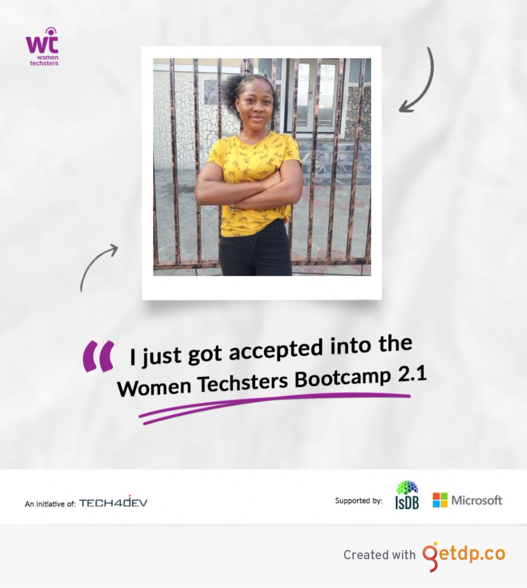 gift_techgurl's tweet photo. I am so excited to be part of Women Techsters boot camp 2.1, the orientation was blast. It's going to be a full loaded three weeks of aggressive learning. 
Thank you @Tech4DevHQ for this rare opportunity. 
#Tech4Dev
#WomenTechstersBootcamp
#WTBootcampCohort2.1 https://t.co/9hQbfRgp7E